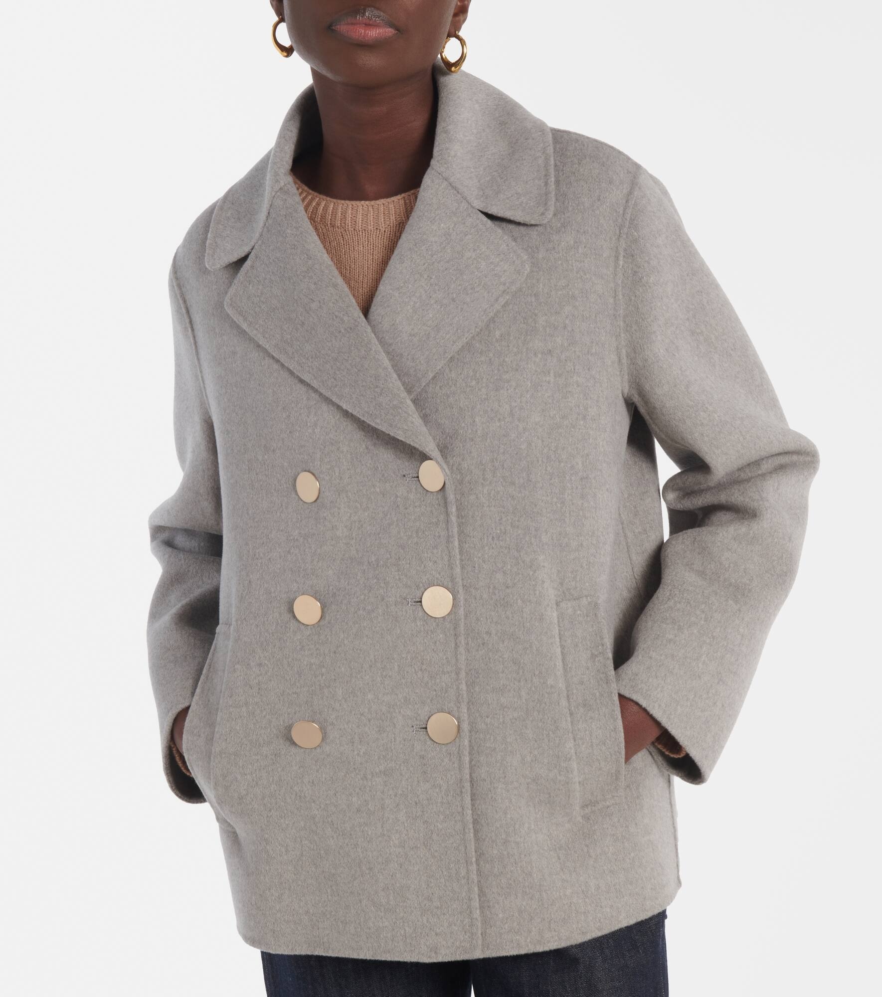 Margot double-breasted wool blazer - 6