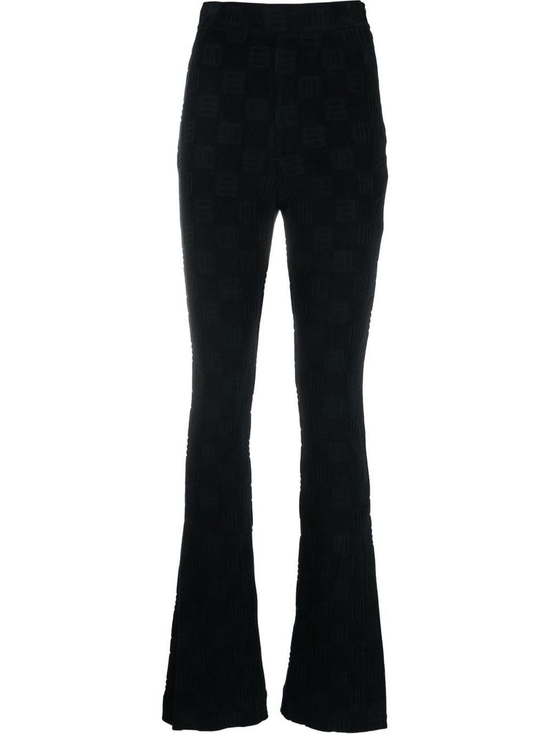 high-waist flared trousers 1