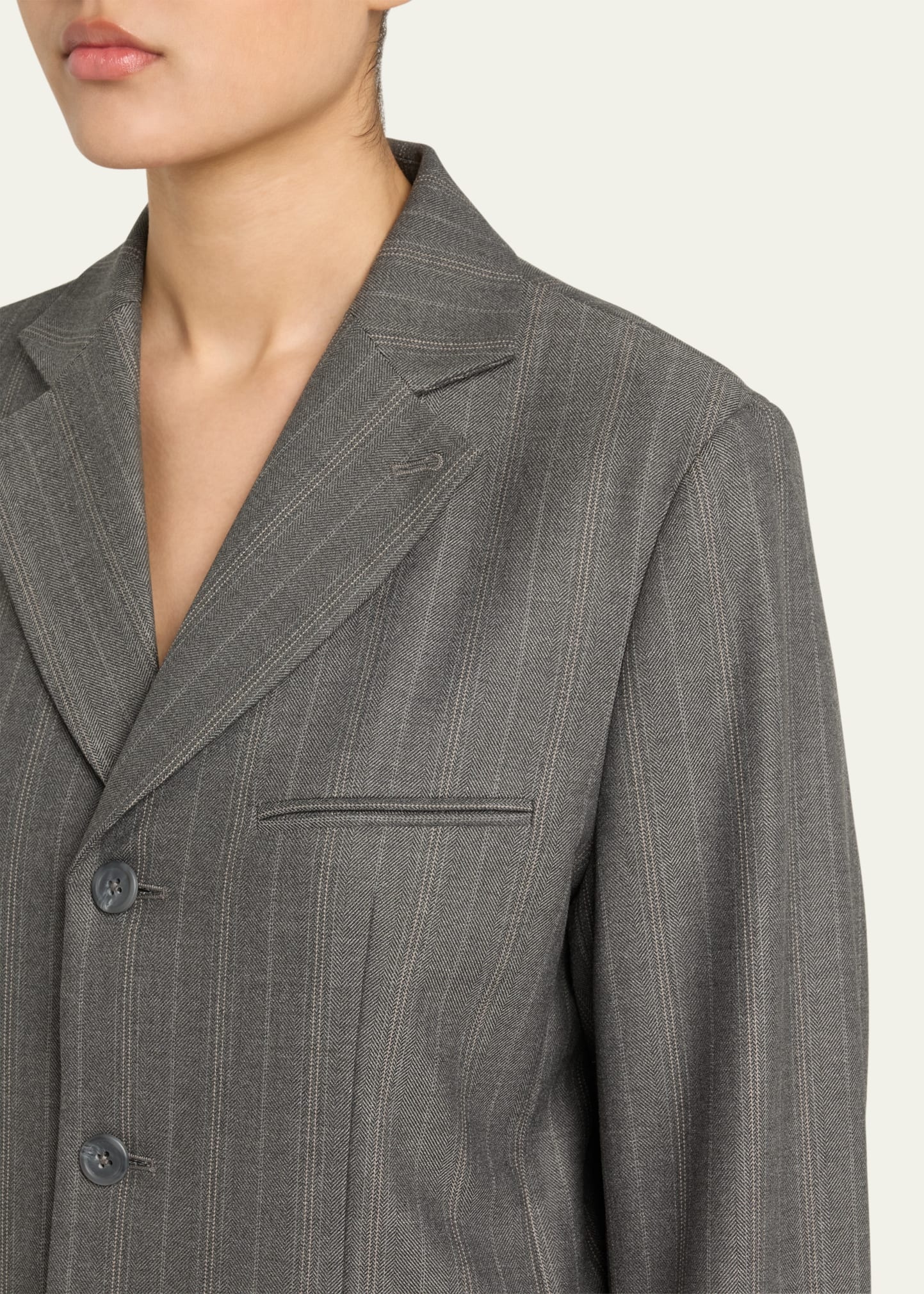 L.E.S. Stripe Blazer - 5