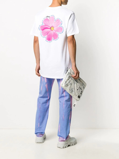 Stüssy Cosmos-print cotton T-shirt outlook