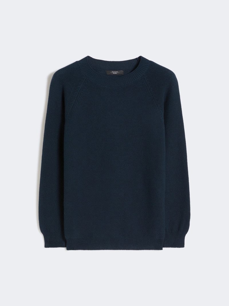 AERE Cotton sweater - NAVY 1