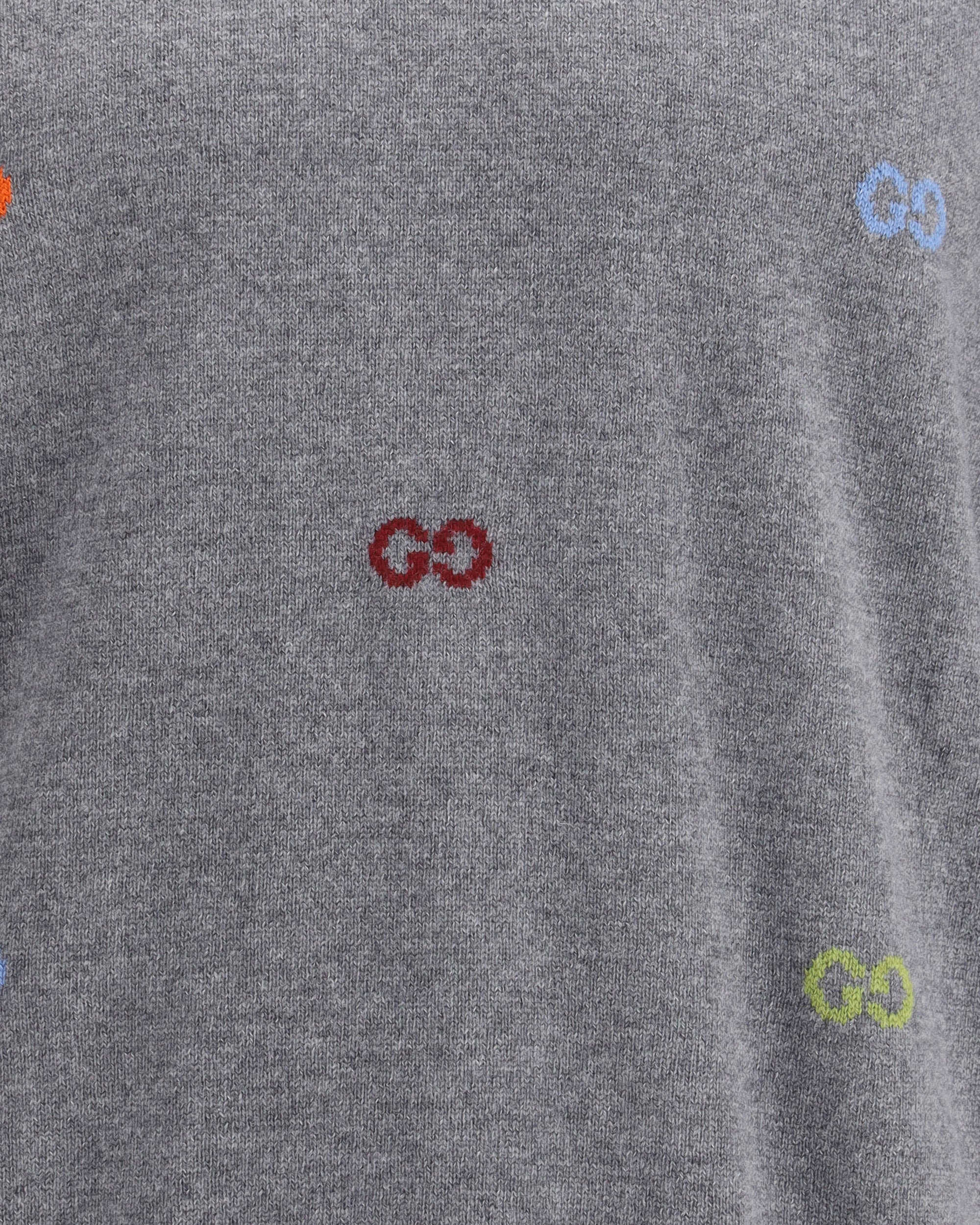 Multicolor logo cashmere Sweater - 3