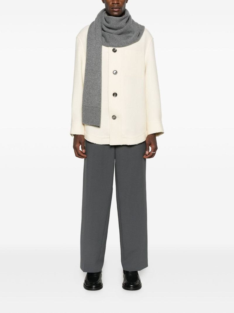 AMI Paris point-collar shirt jacket outlook