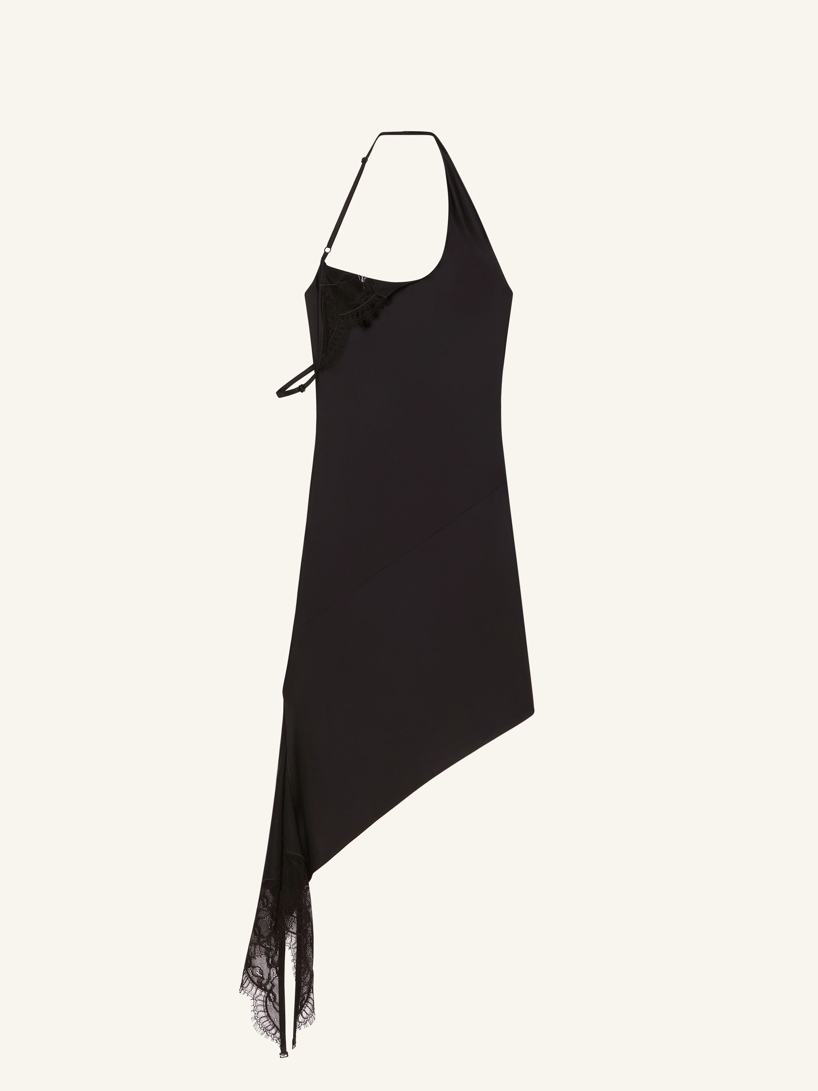 UNDRESSED LACE SATIN DRESS - 1