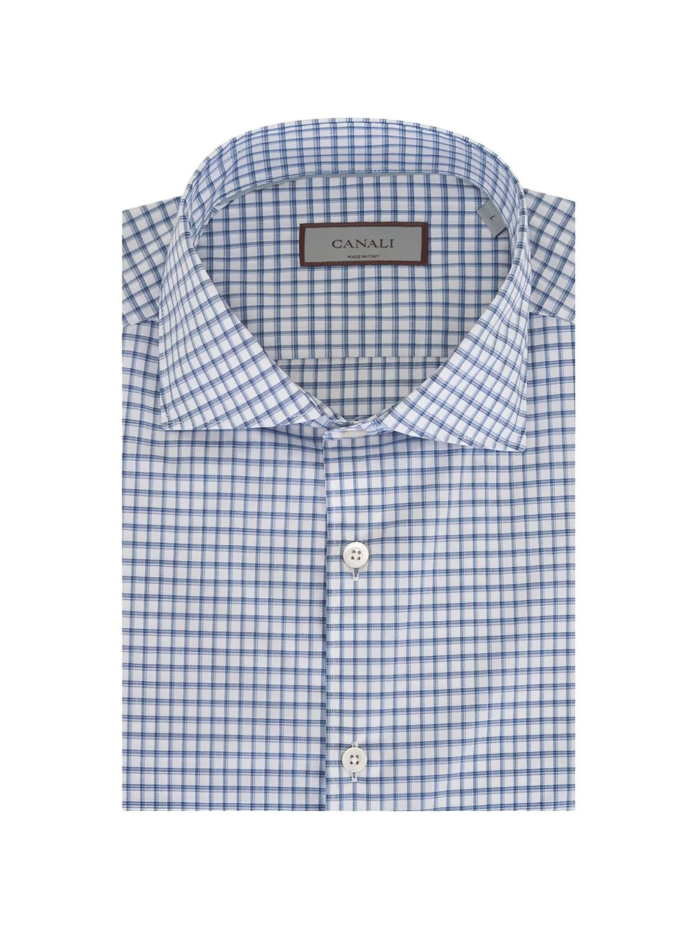 checked cotton shirt - 1