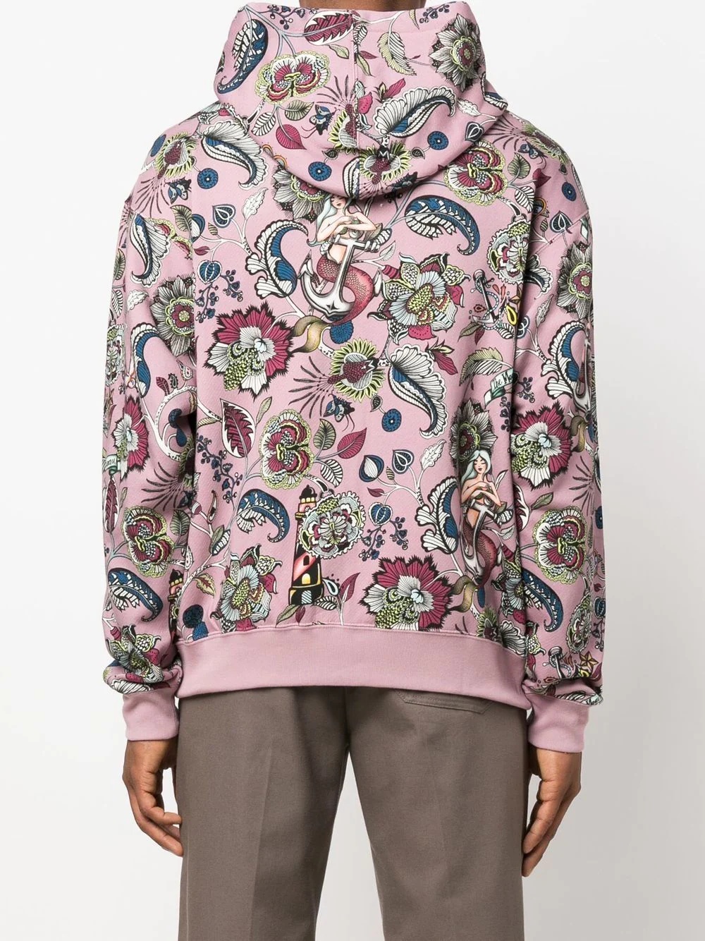 graphic-print zip-up hoodie - 4