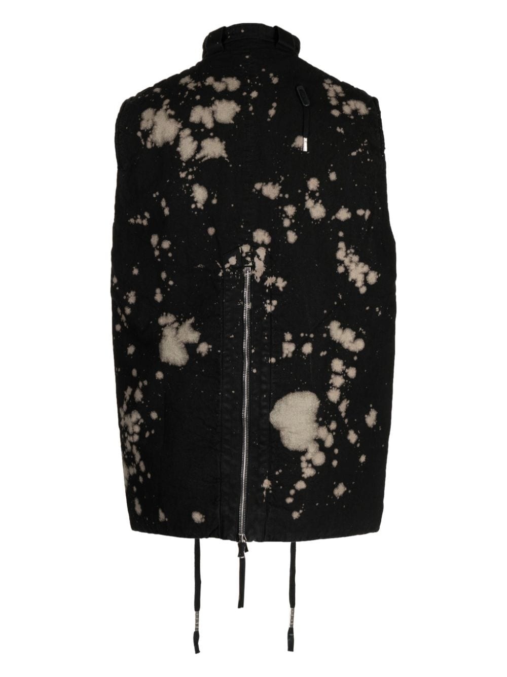 high-neck camouflage-pattern gilet - 2