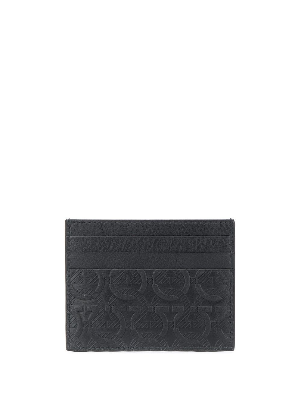 monogram print cardholder - 2