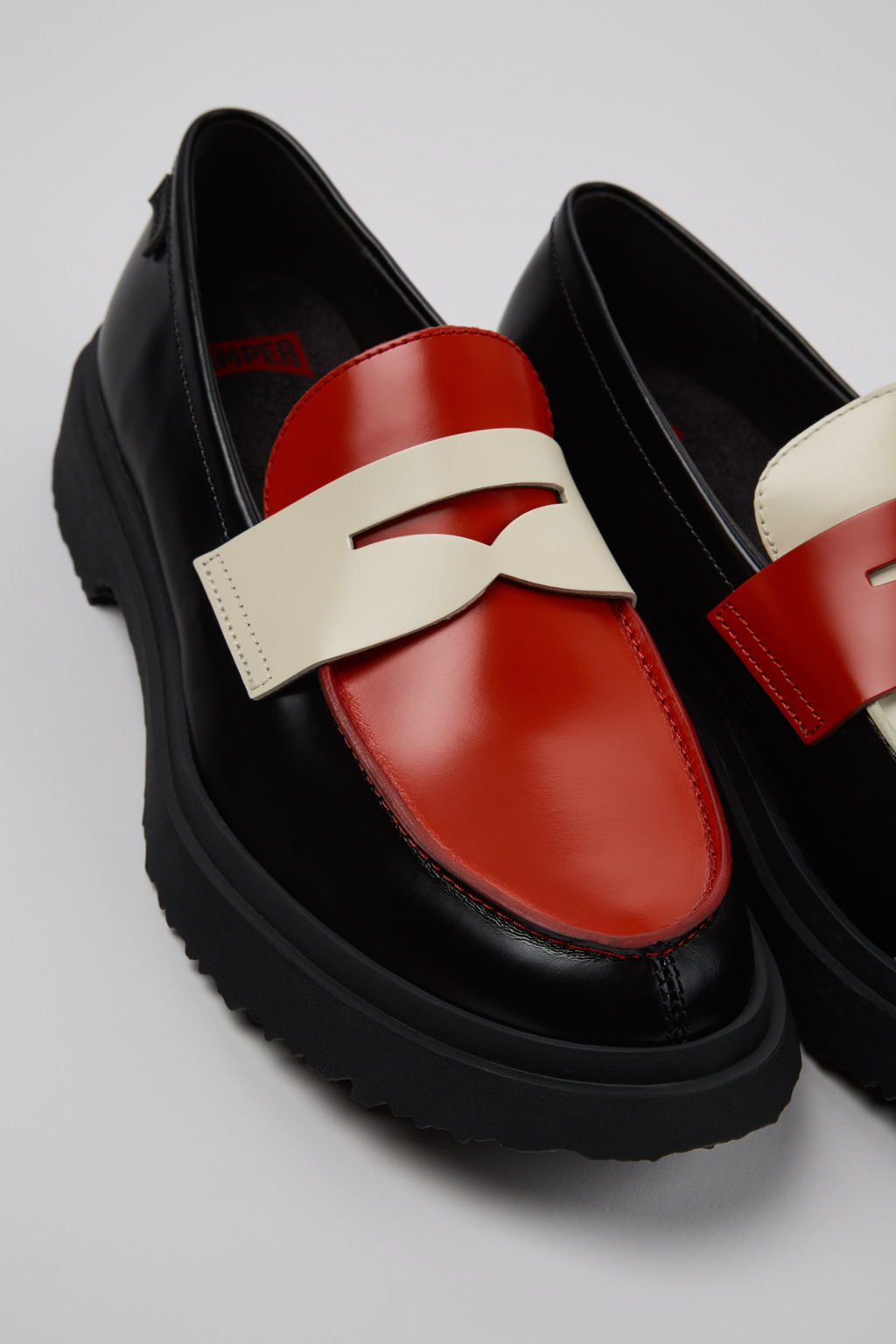 Multicolor Leather Moccasin/Nautical Shoes for Men. - 6