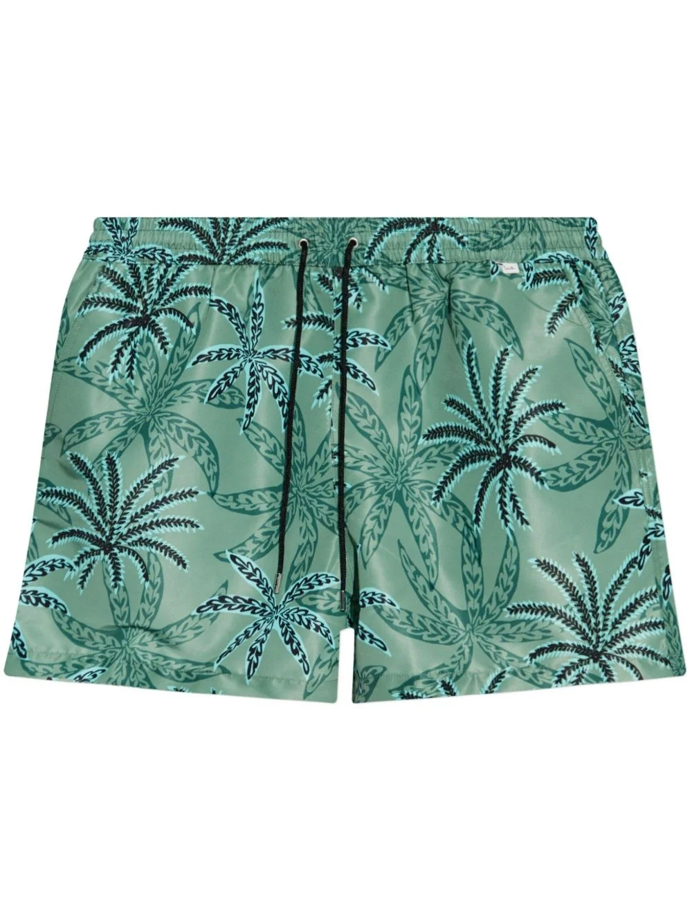 palm tree-print swim shorts - 1