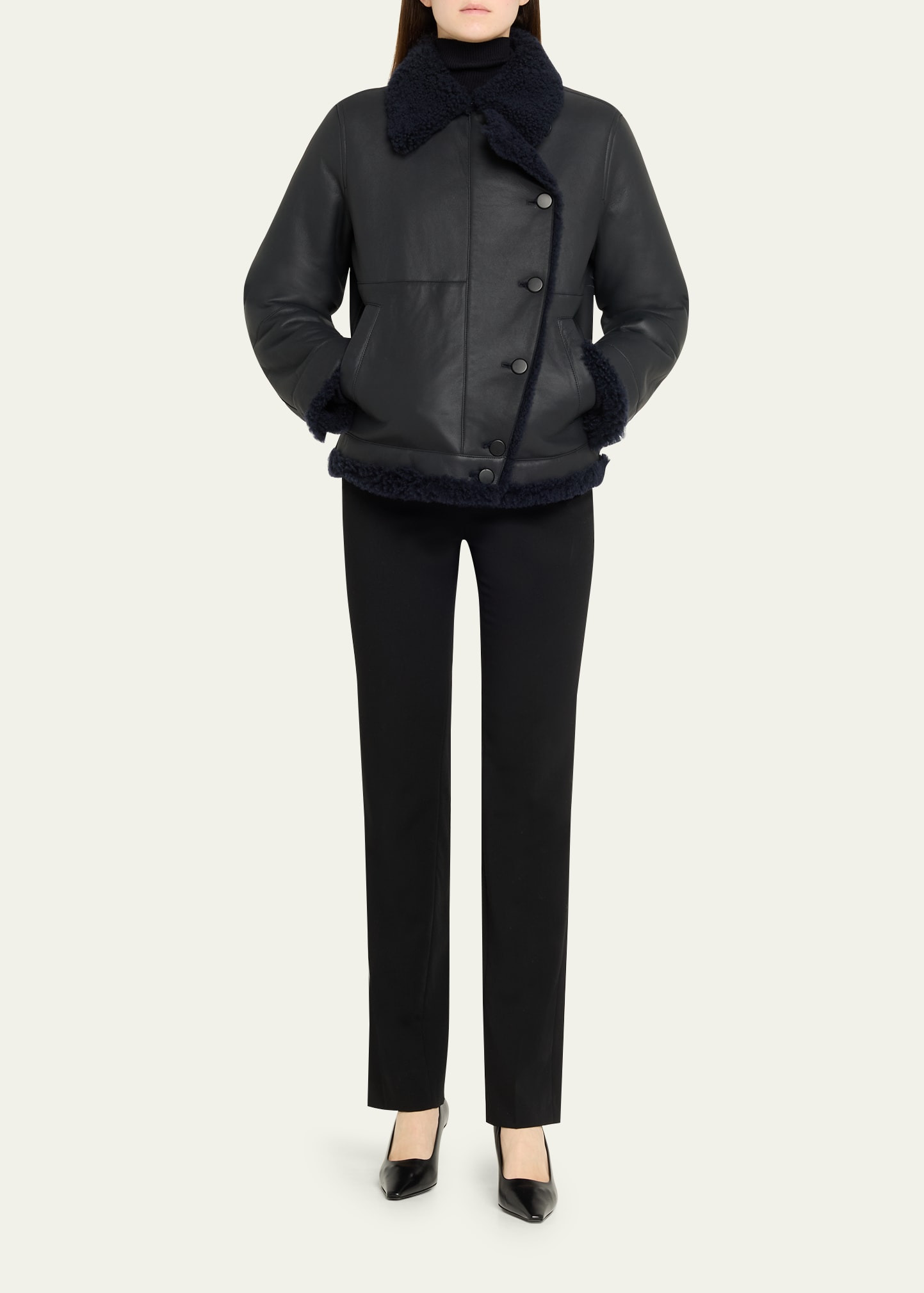 Arno Lamb Shearling Jacket - 2