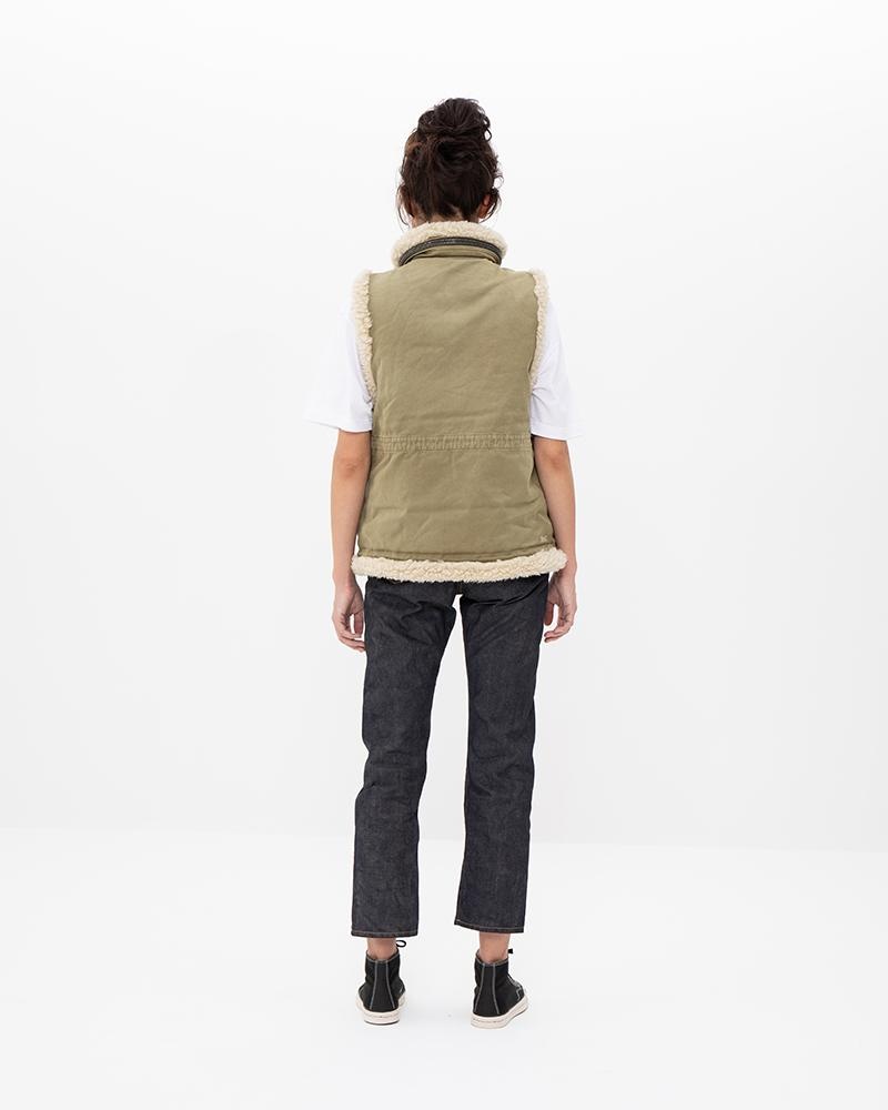 MIL BOA VEST W KHAKI - 4