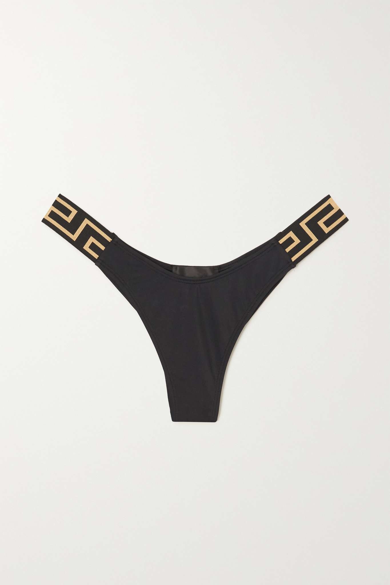 Vita jacquard-trimmed bikini briefs - 1