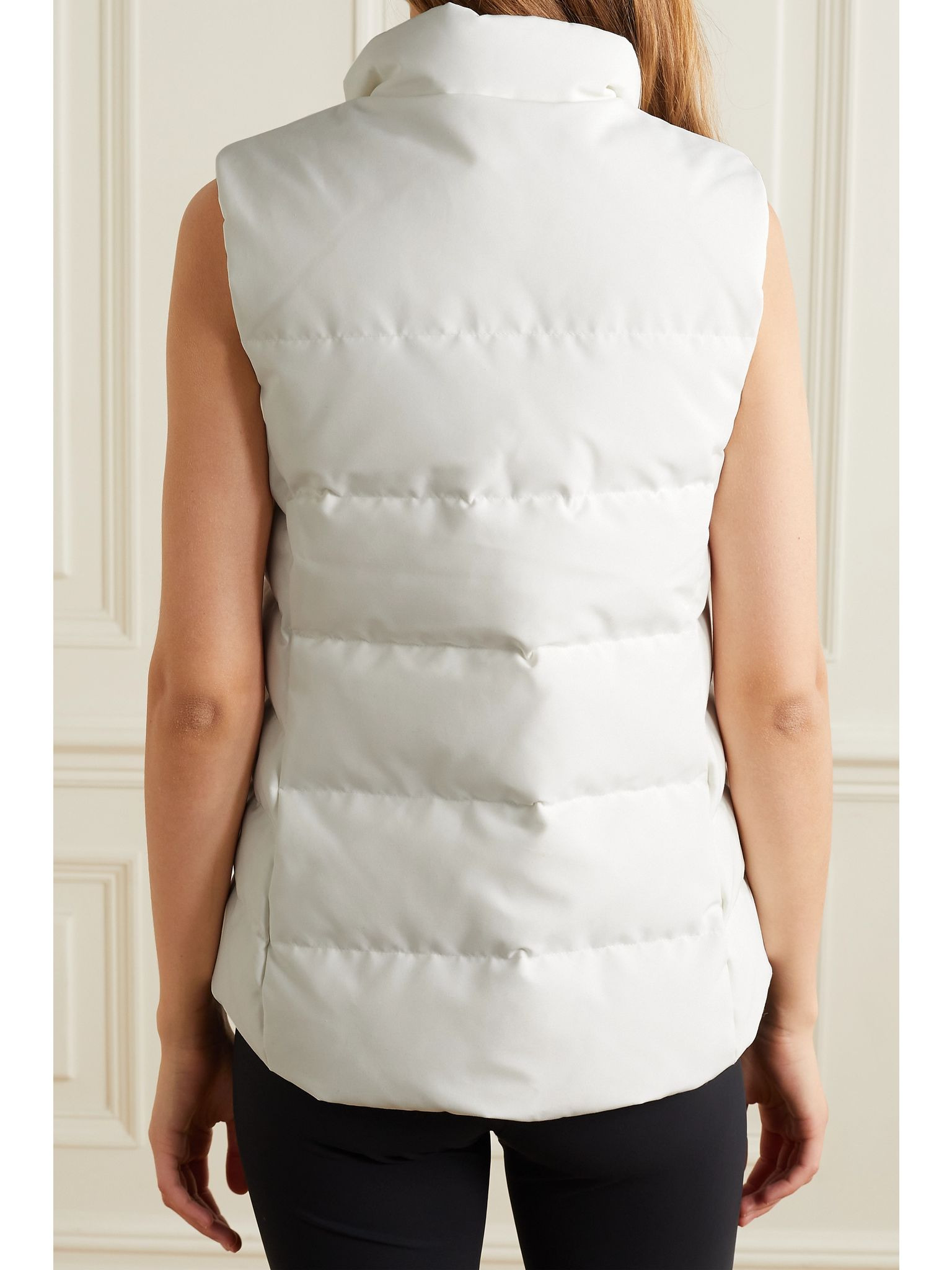 Freestyle quilted shell down vest White - 4