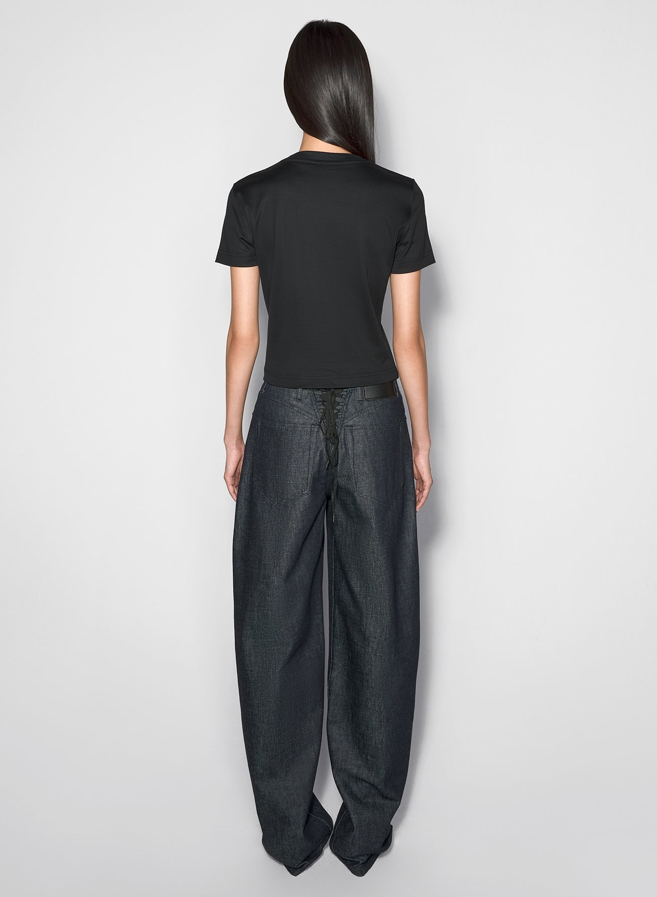 black mugler signature logo t-shirt - 4