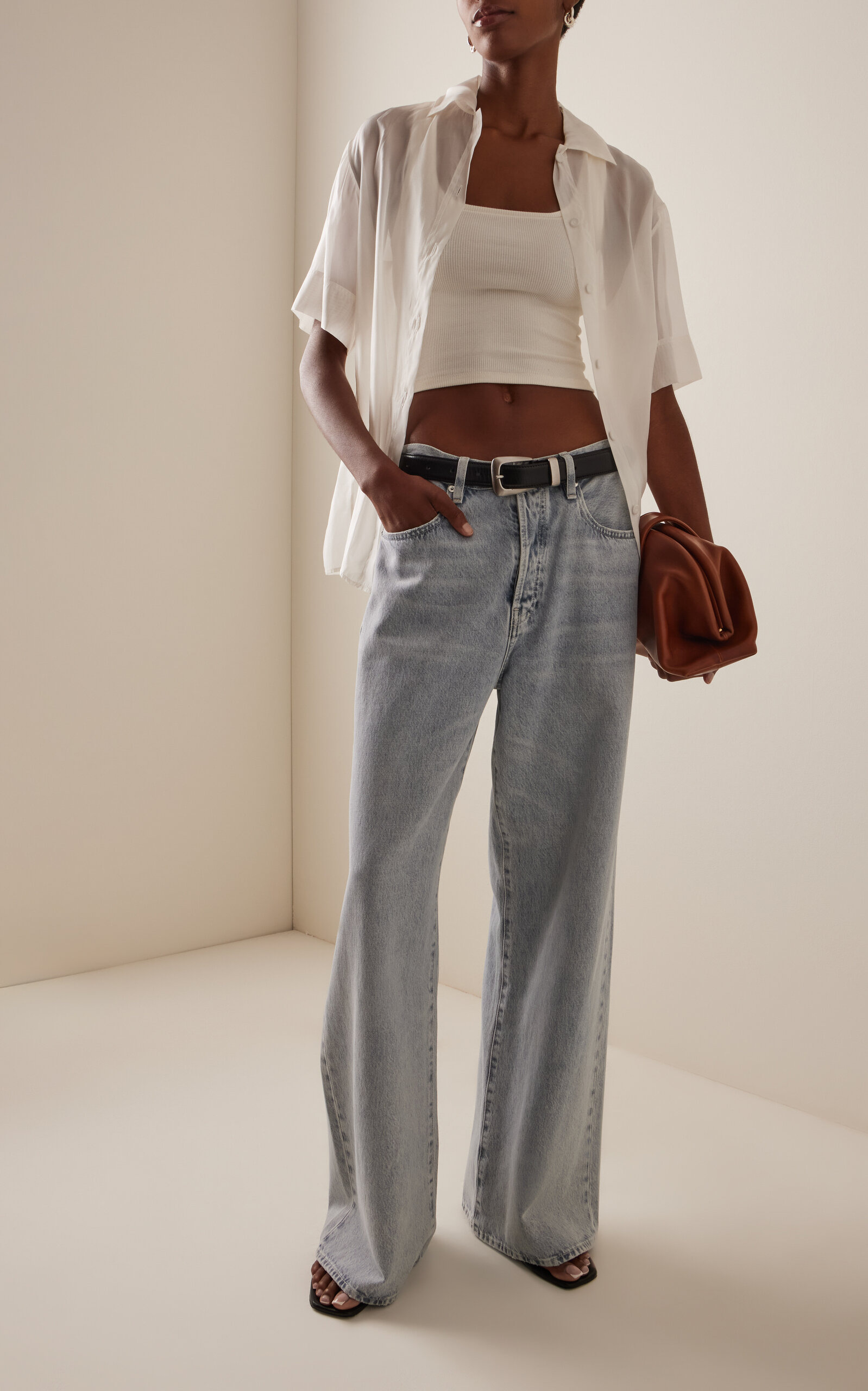 The Loose Low-Rise Boyfriend Jeans medium wash - 2