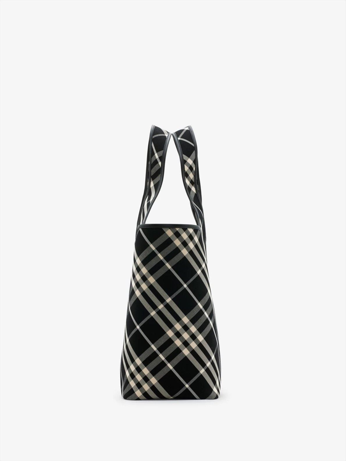 MEDIUM CHECK TOTE BAG - 4