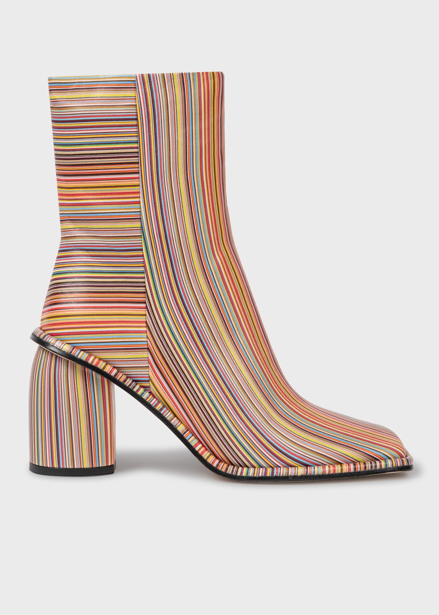 'Amber' 'Signature Stripe' Ankle Boots - 1