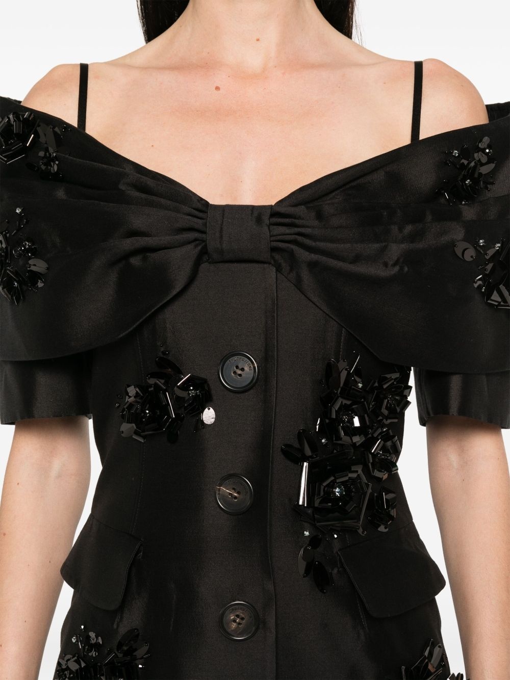 oversize bow dress - 5