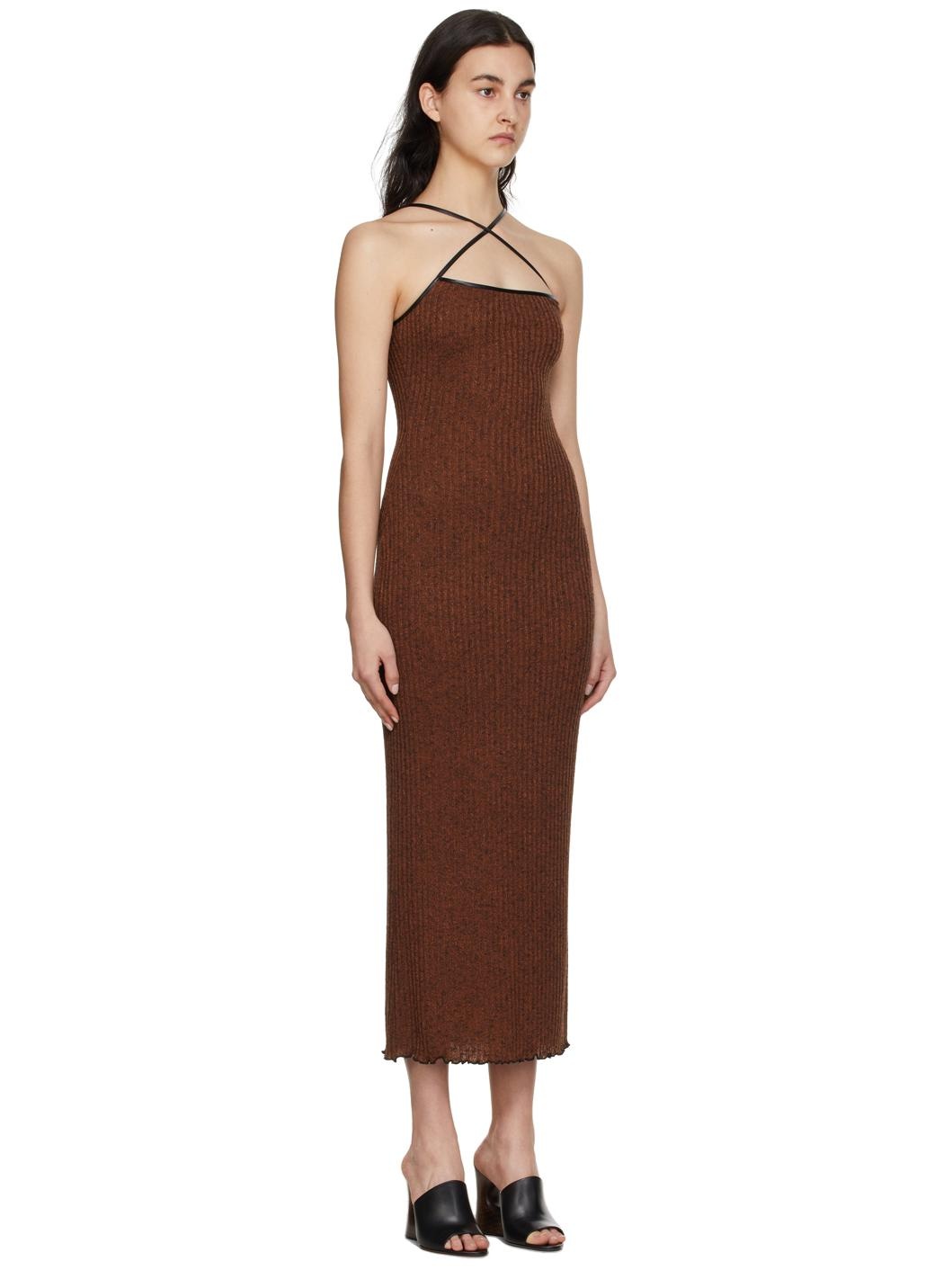 Brown Arya Long Dress - 2