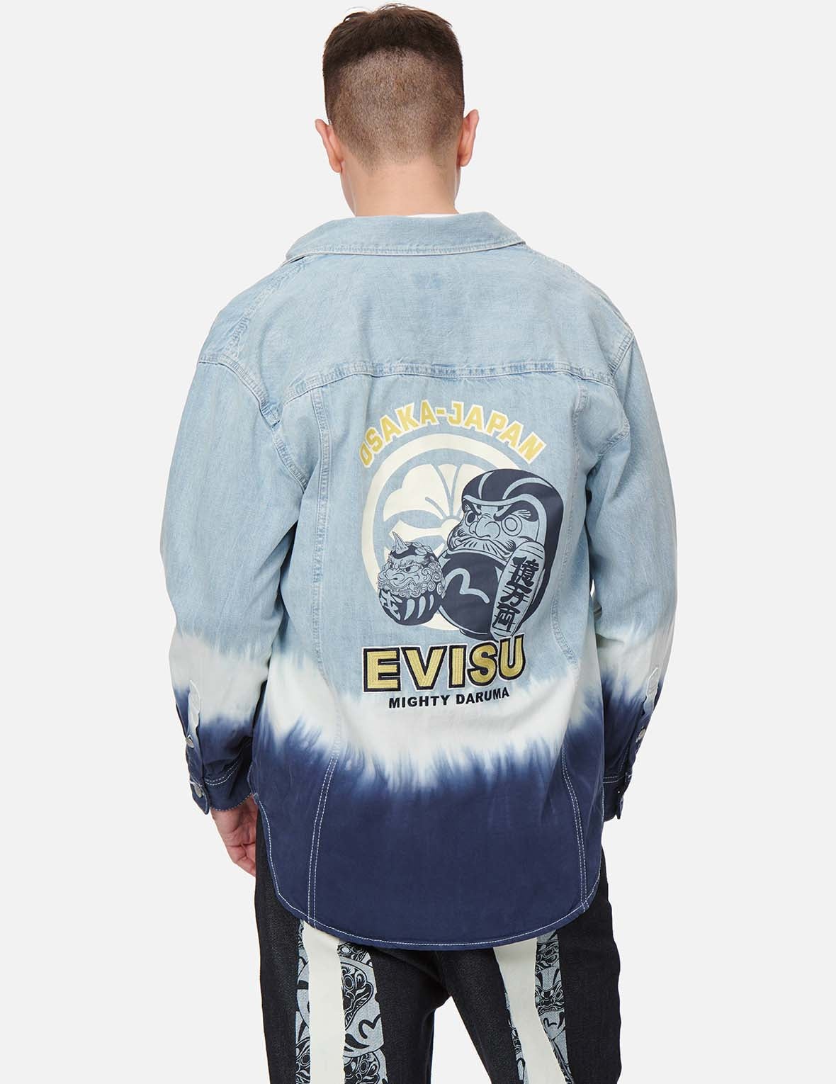 Tie-dye Denim Shirt Jacket - 3