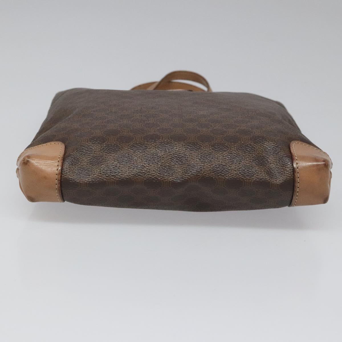CELINE Macadam Canvas Hand Bag Pvc Brown - 5