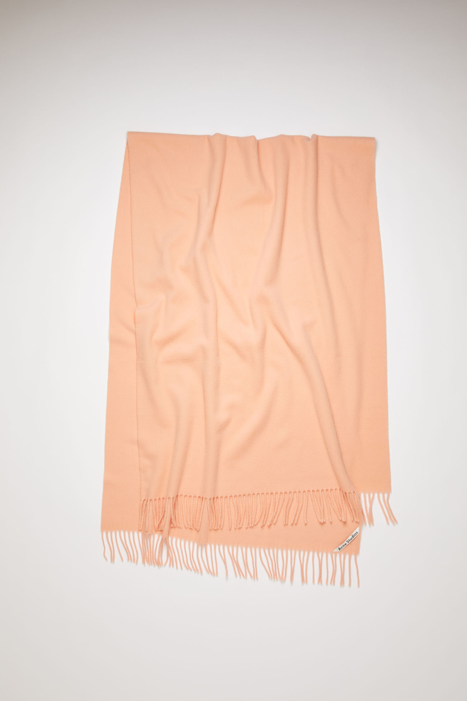 Oversized scarf salmon pink - 1