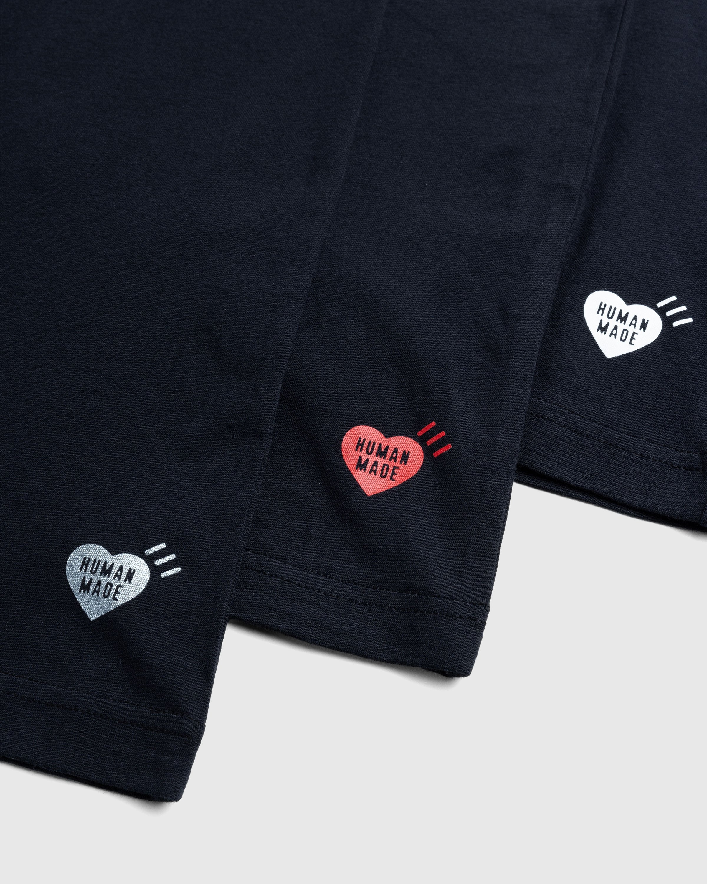 Human Made – 3 Pack T-Shirt Set Black - 8