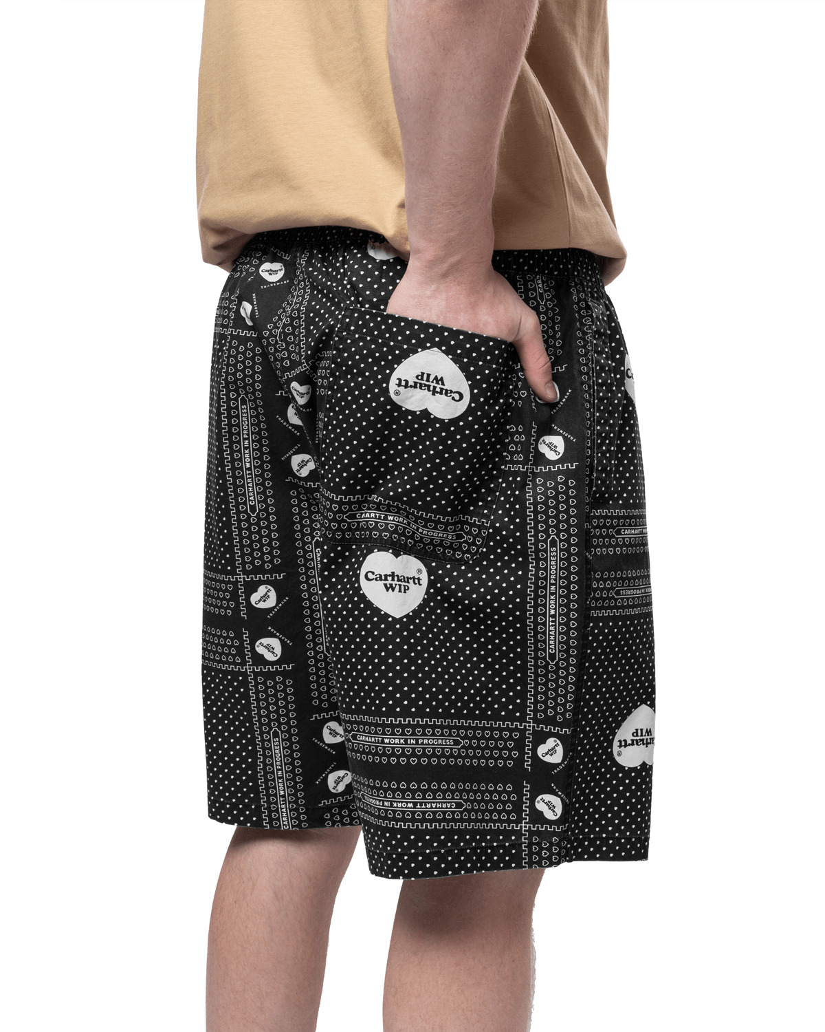 Heart Bandana Short Black - 4