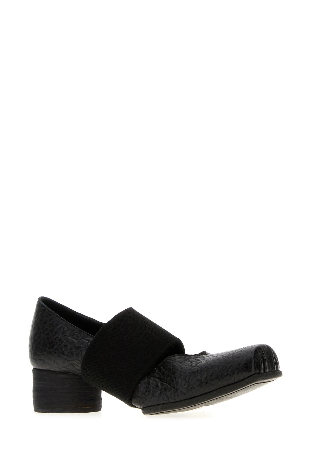 Black leather pumps - 2