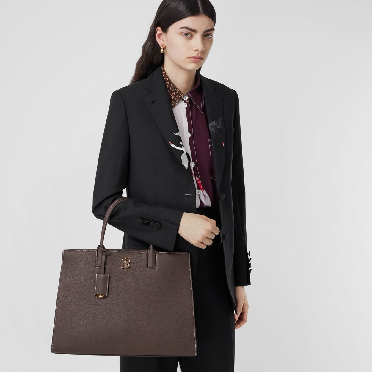 Medium Grainy Leather Frances Bag - 10