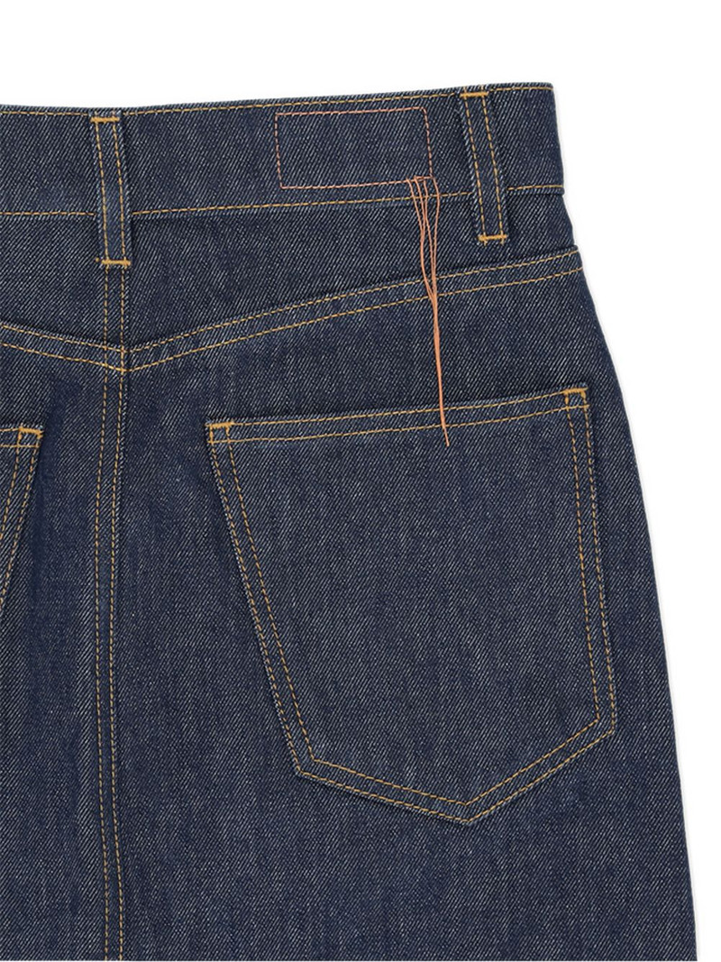denim slit maxi skirt 6