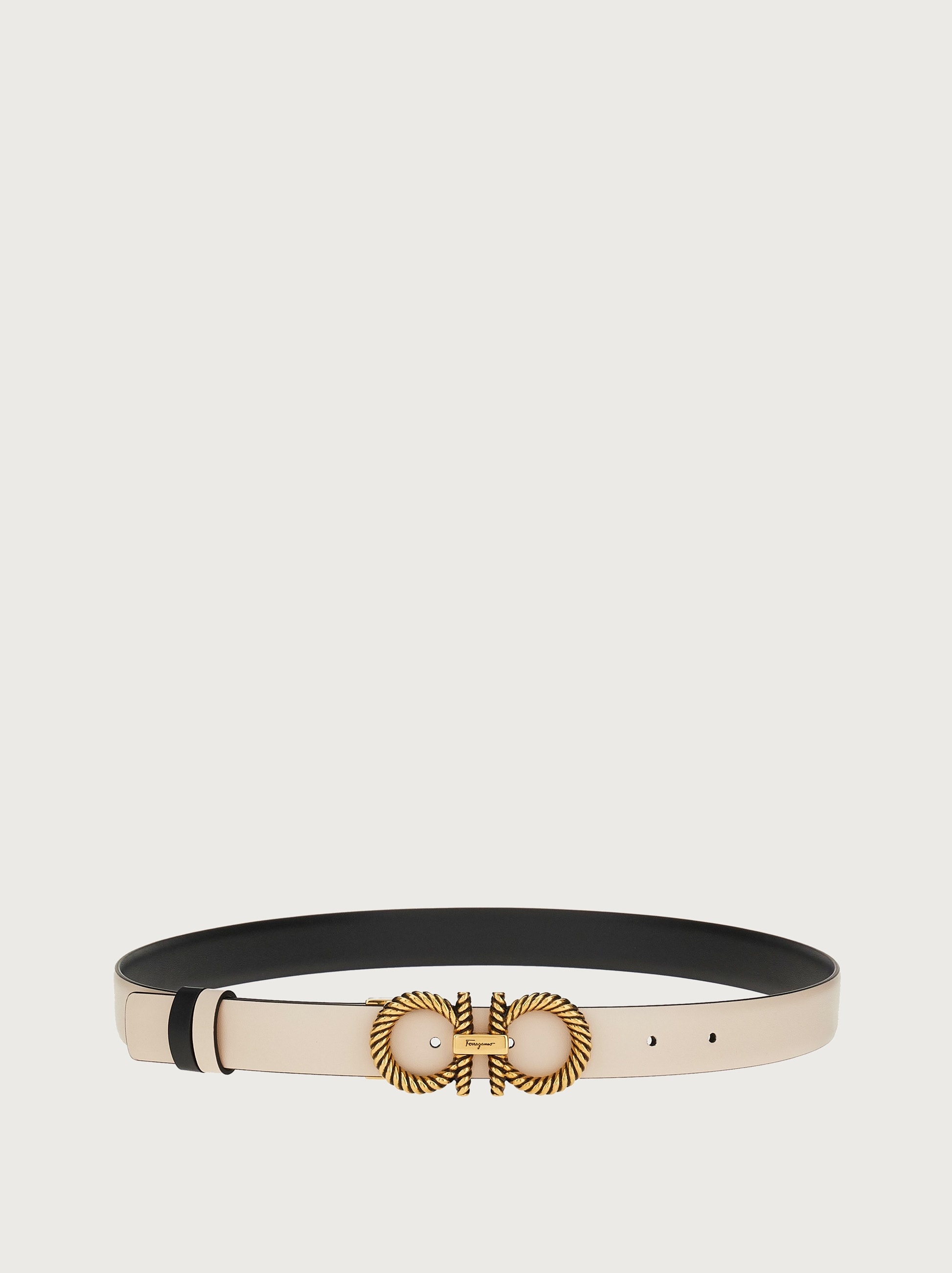 Adjustable and reversible Gancini belt - 3