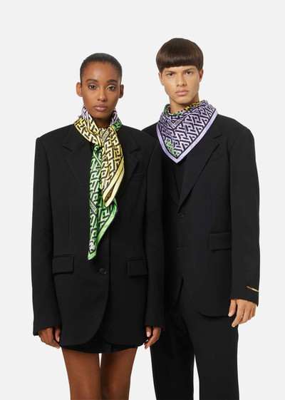 VERSACE La Greca Silk Foulard outlook