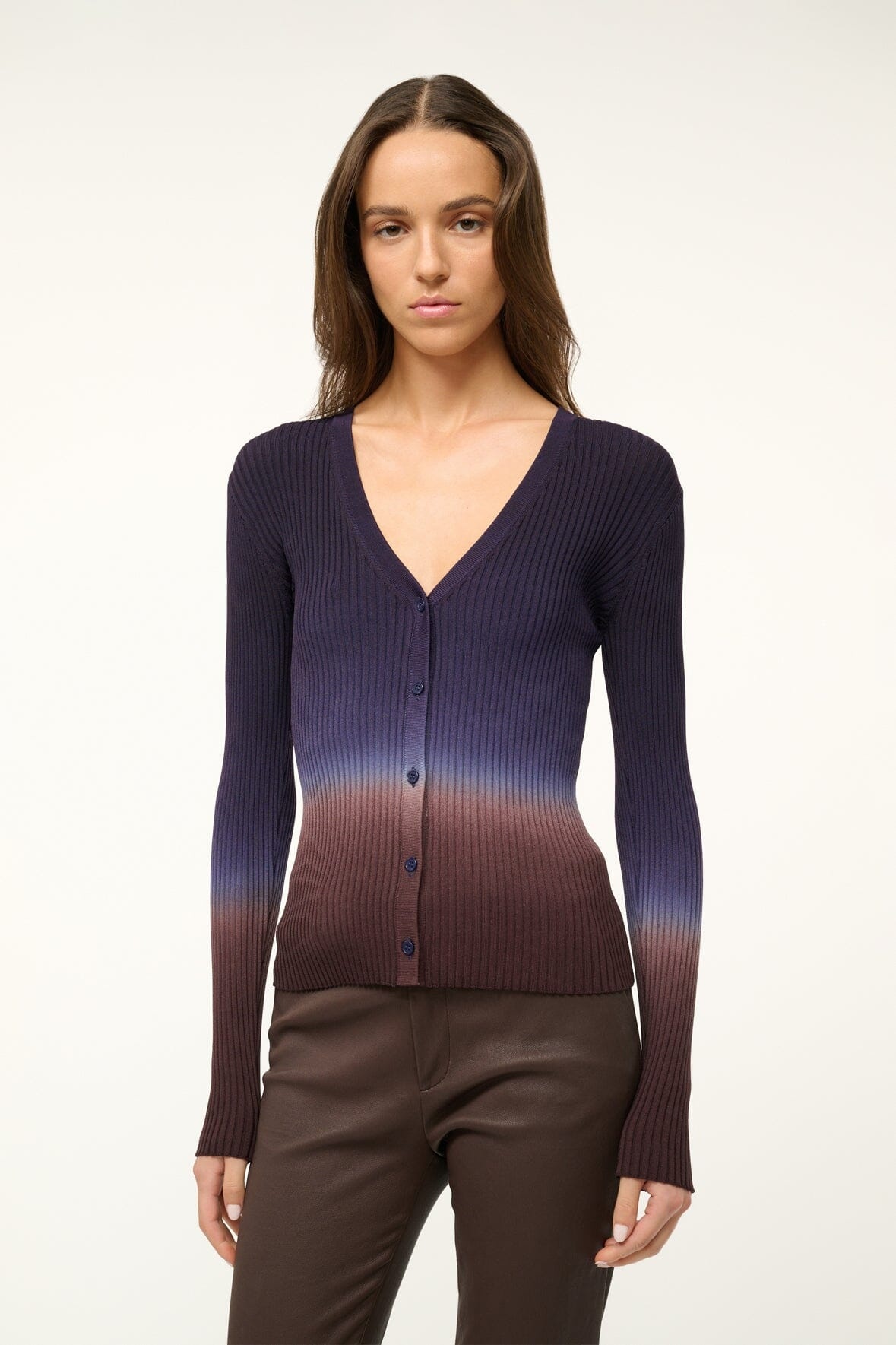 STAUD CARGO SWEATER TWILIGHT DIP DYE - 2