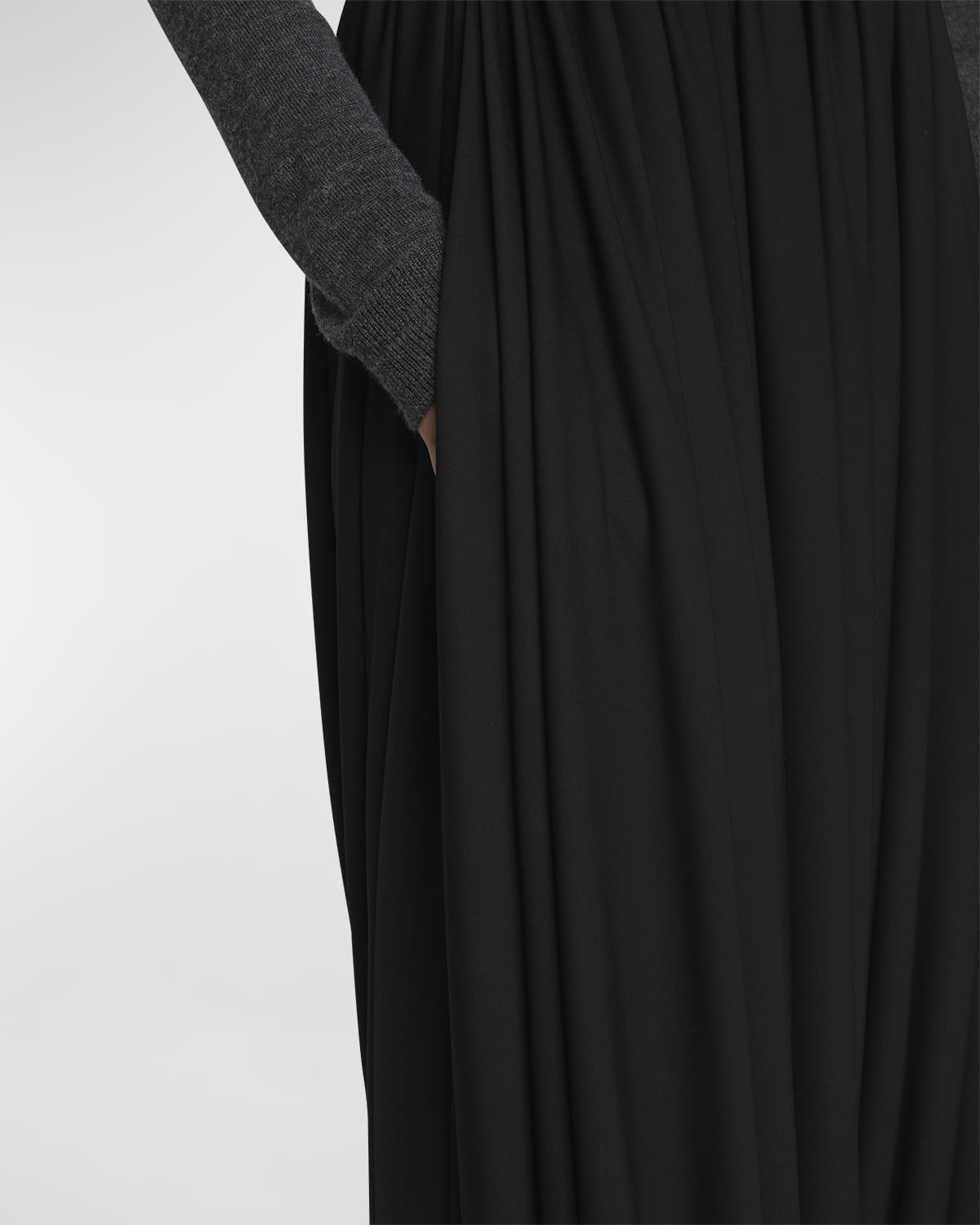 Draped Wide-Leg Harem Trousers - 5