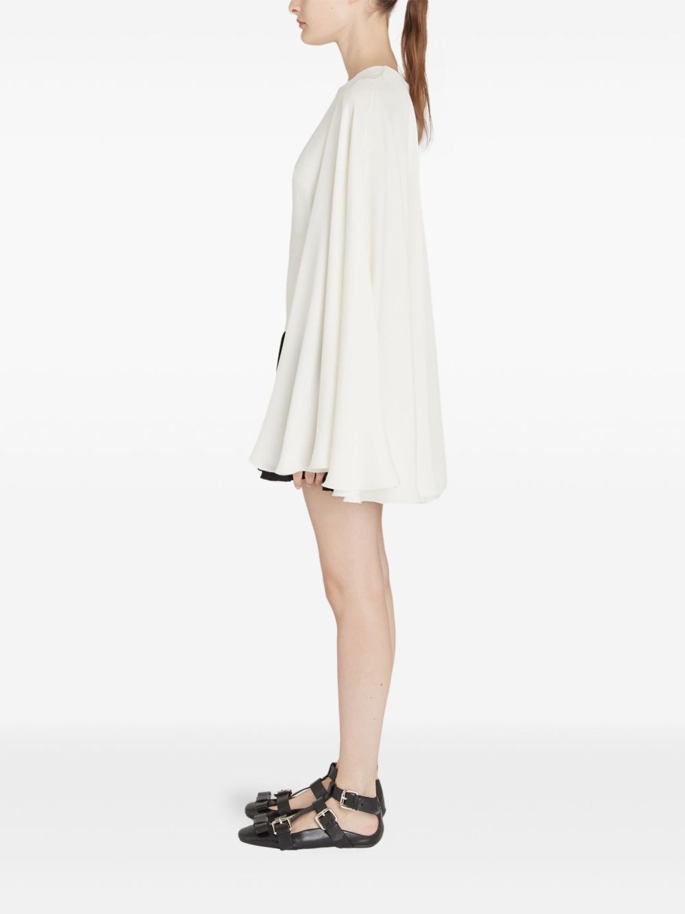 cape short dress - 3