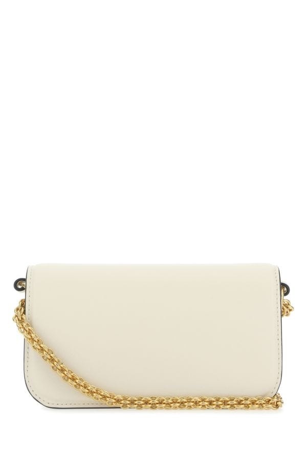 Ivory leather Locò clutch - 3