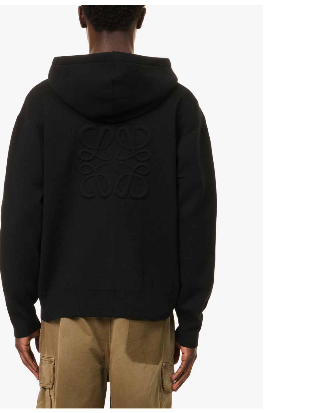 Logo-Embroidered Zip-Up Stretch-Wool Hoody - 4