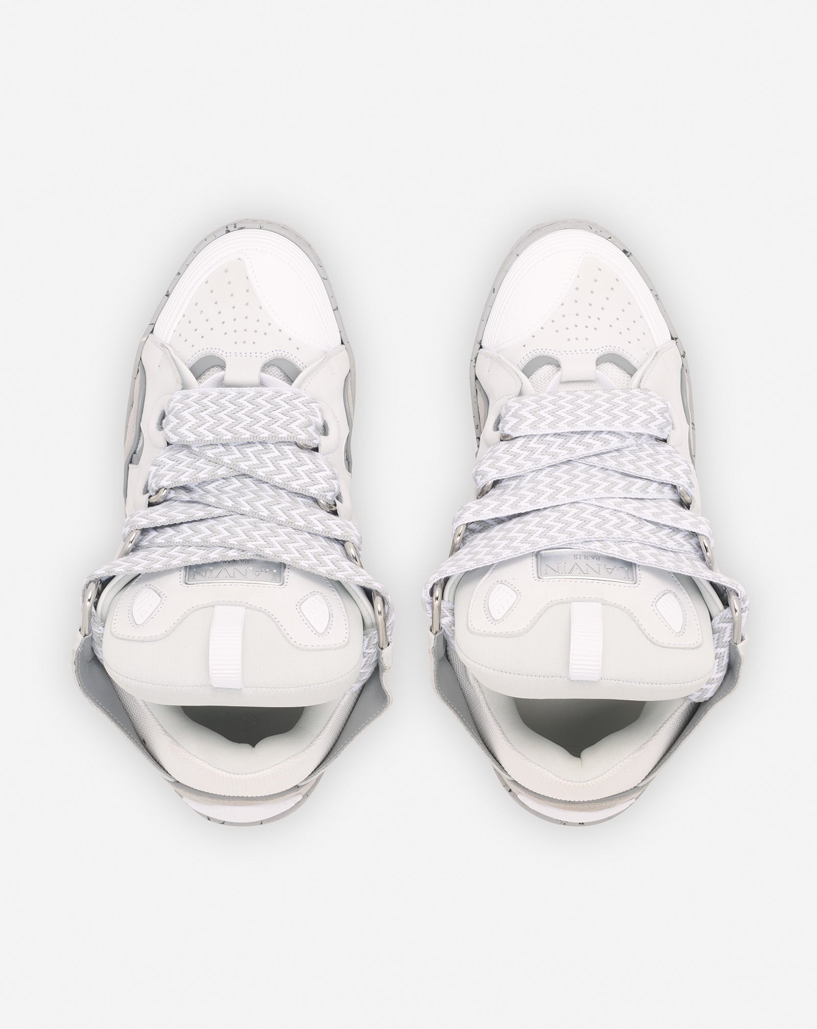 LEATHER CURB SNEAKERS - 3