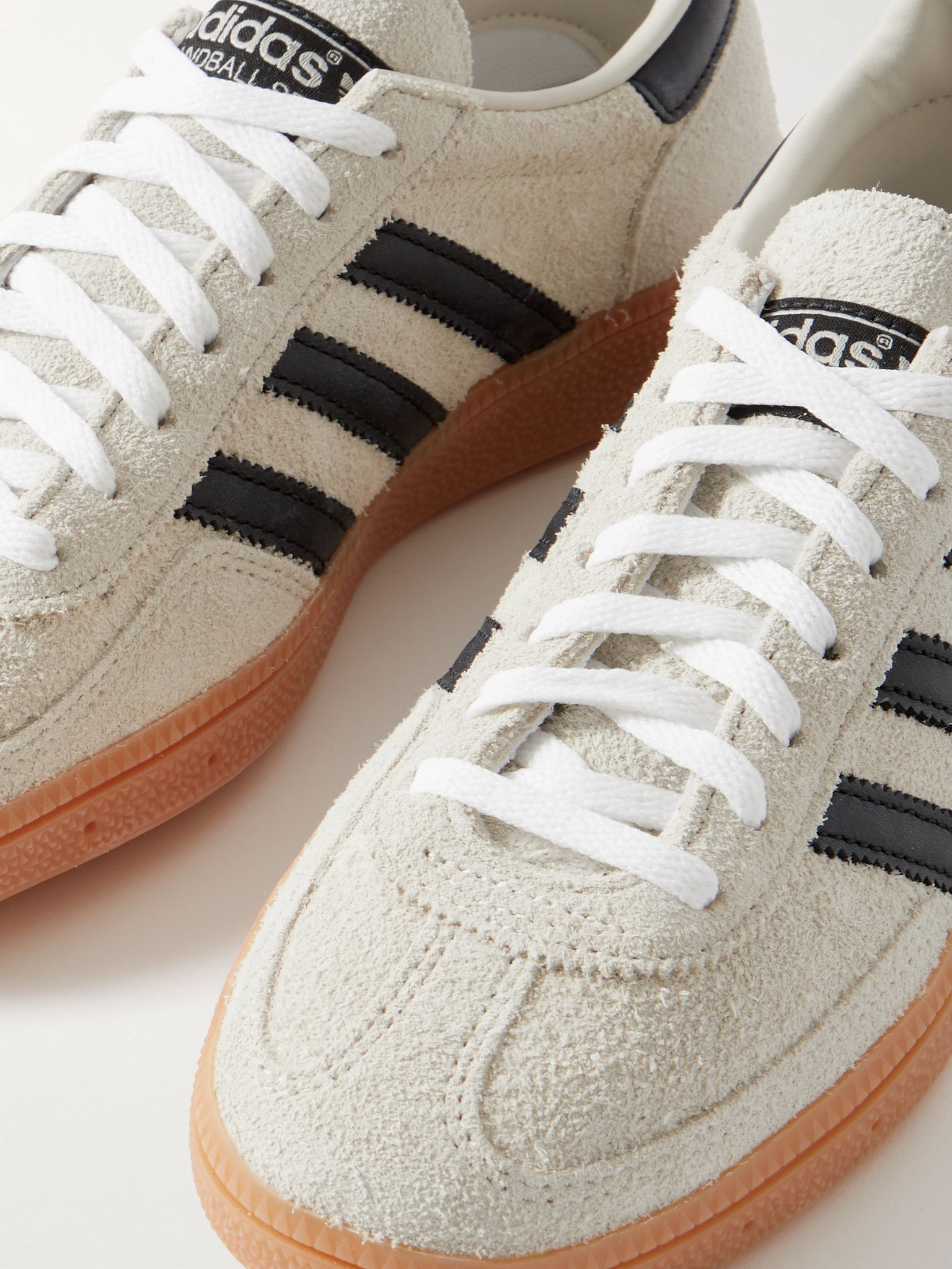 Handball Spezial leather-trimmed suede sneakers Gray - 4