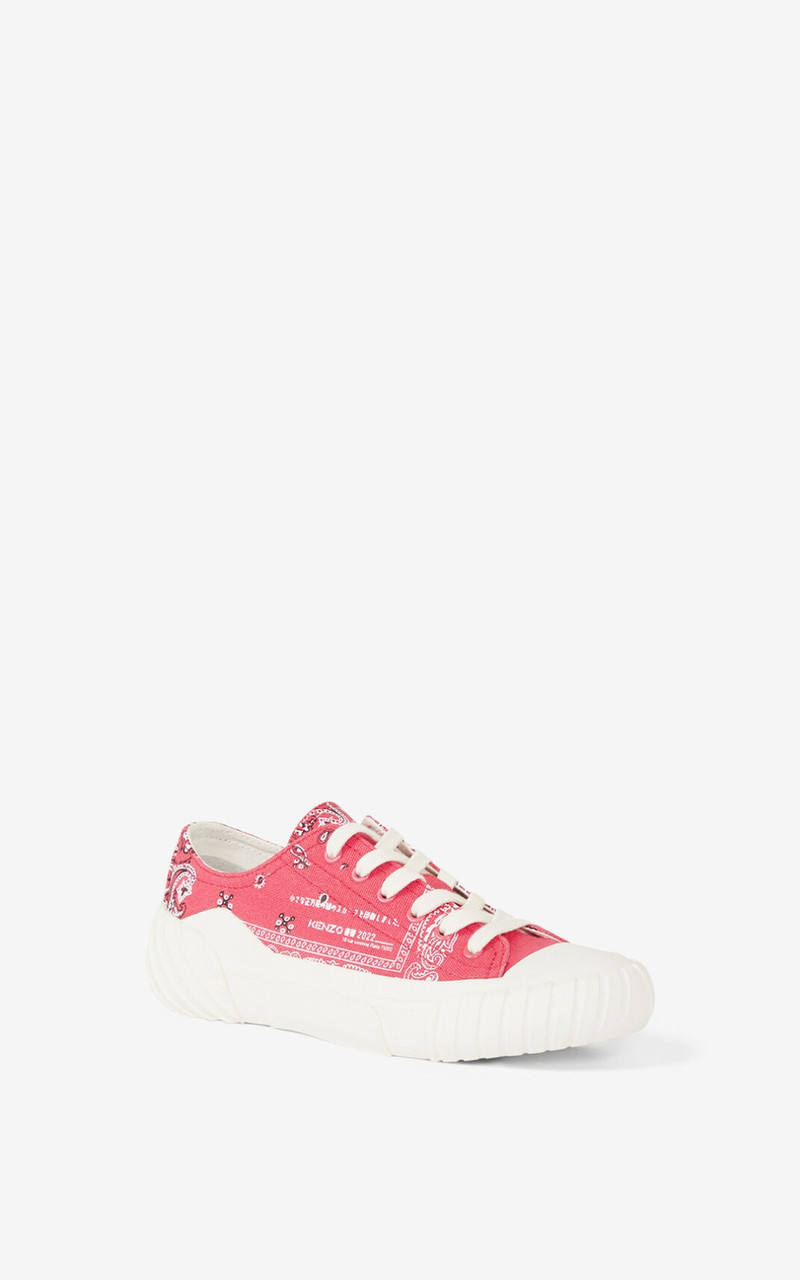 KENZO 'Bandana' canvas trainers outlook
