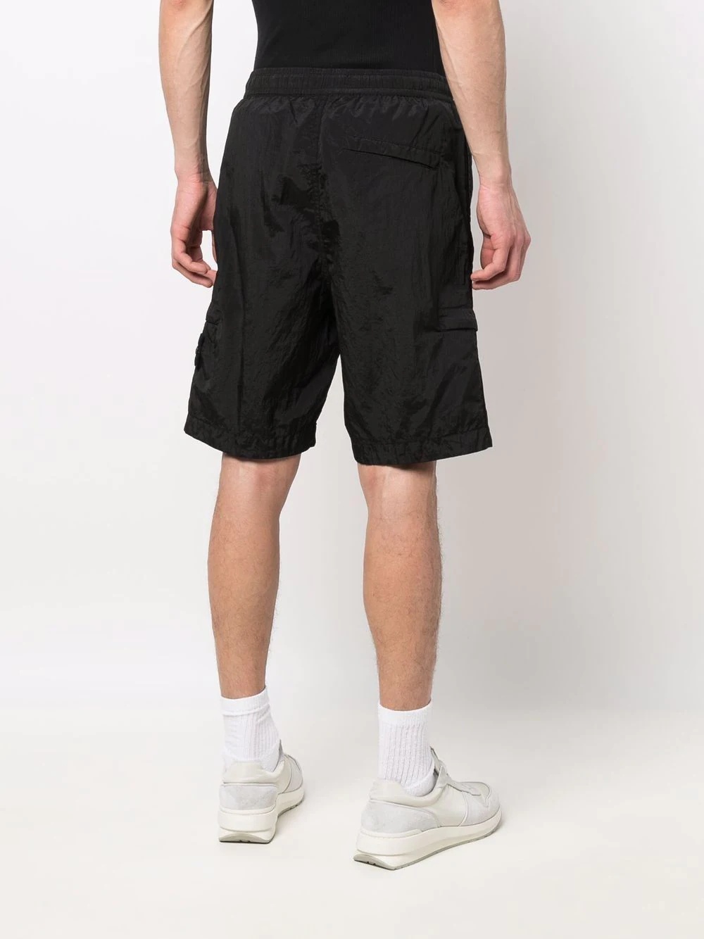 Compass-motif Bermuda shorts - 4