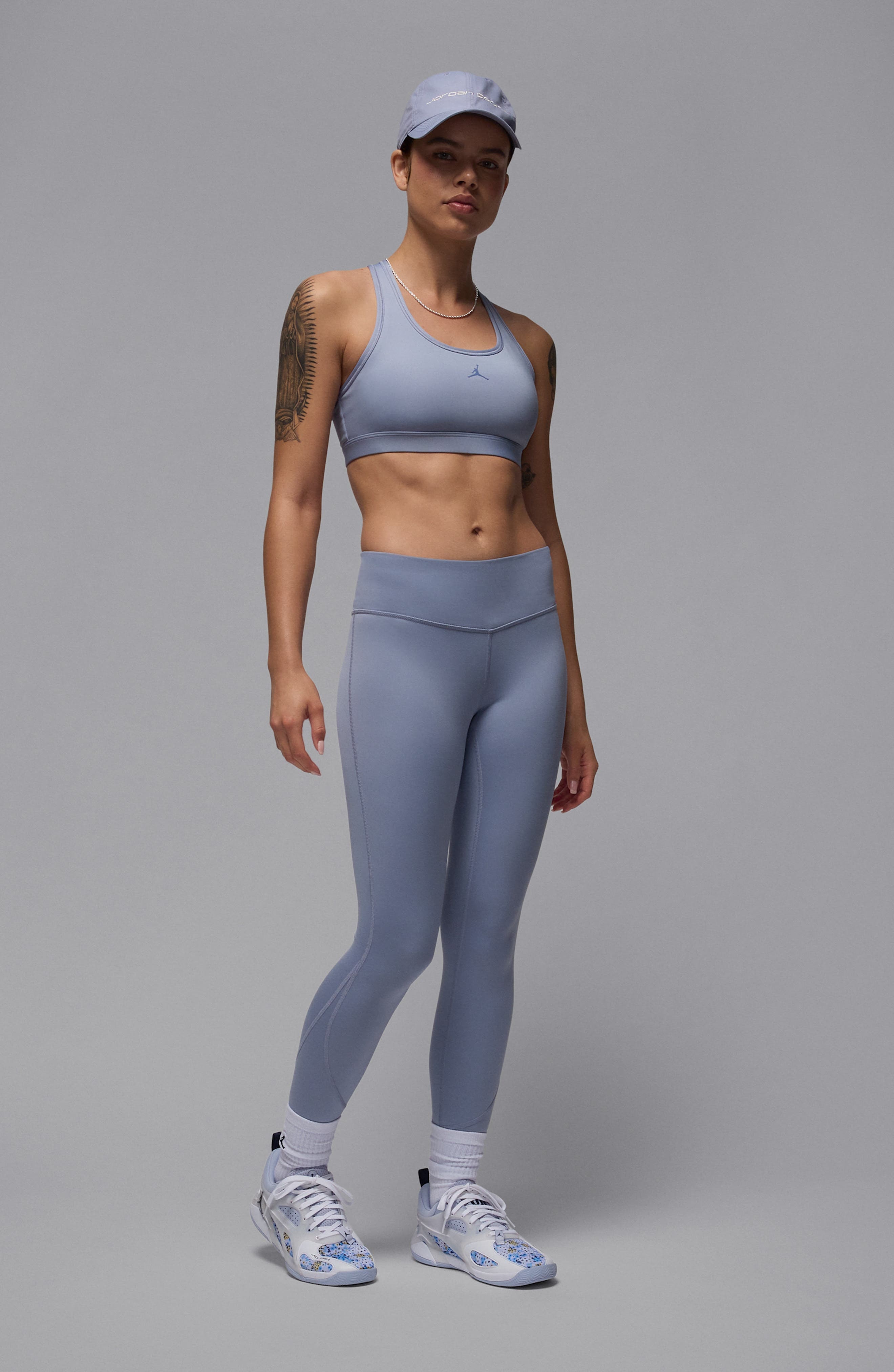 Jordan Sport Leggings in Indigo Haze/Purple Slate at Nordstrom - 5