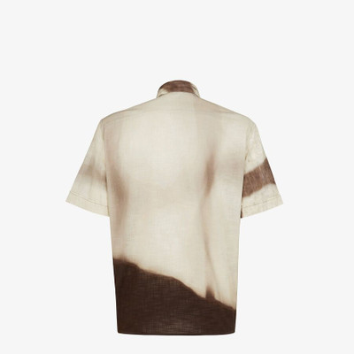 FENDI White cotton shirt outlook