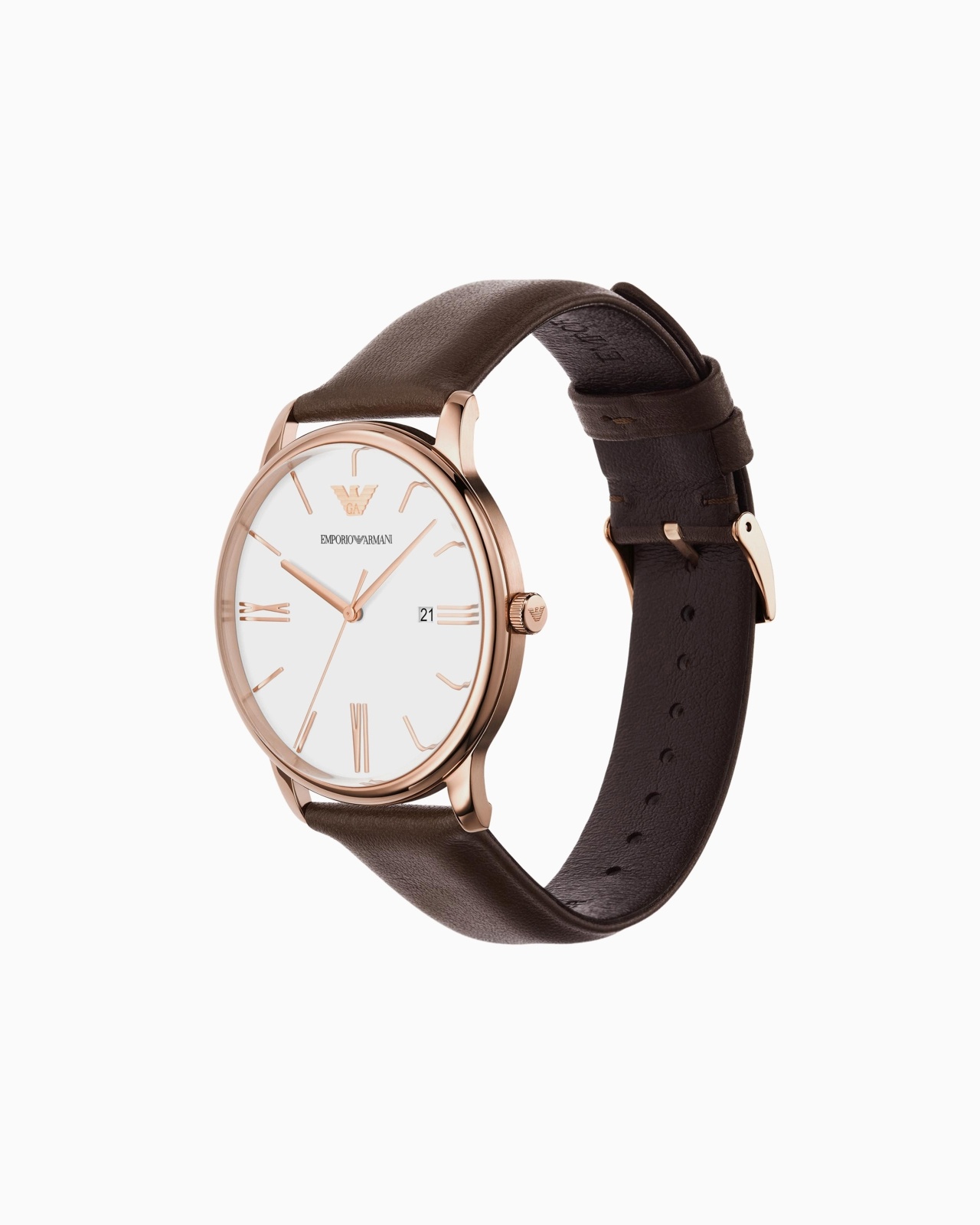 THREE-HAND TWO-TONE STAINLESS STEEL WATCH - 2