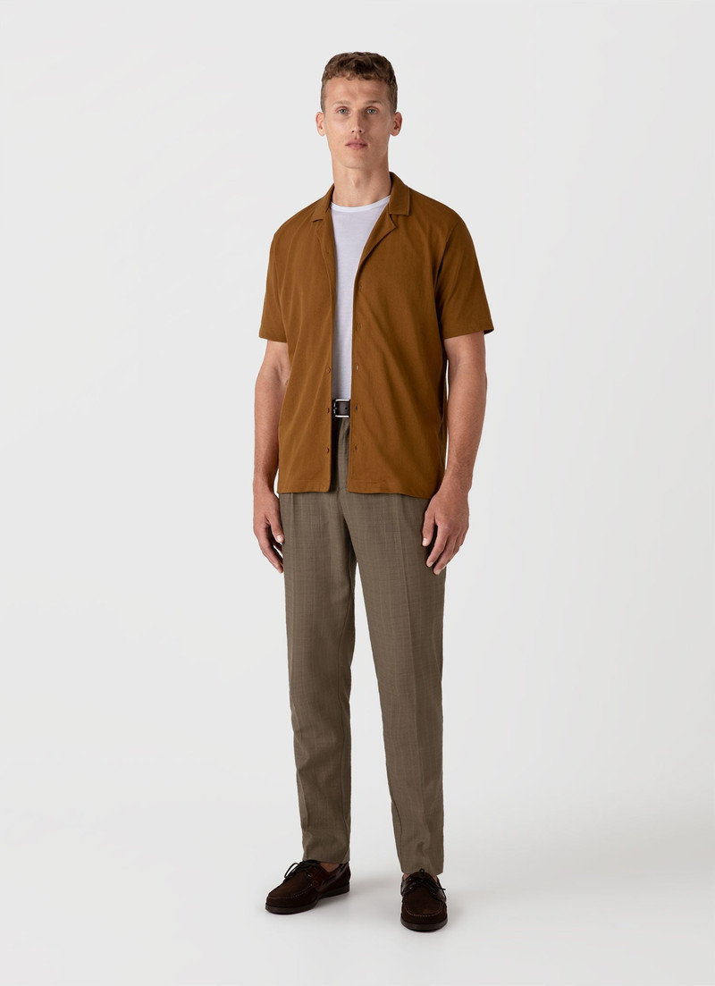 Sunspel Riviera Camp Collar Shirt outlook