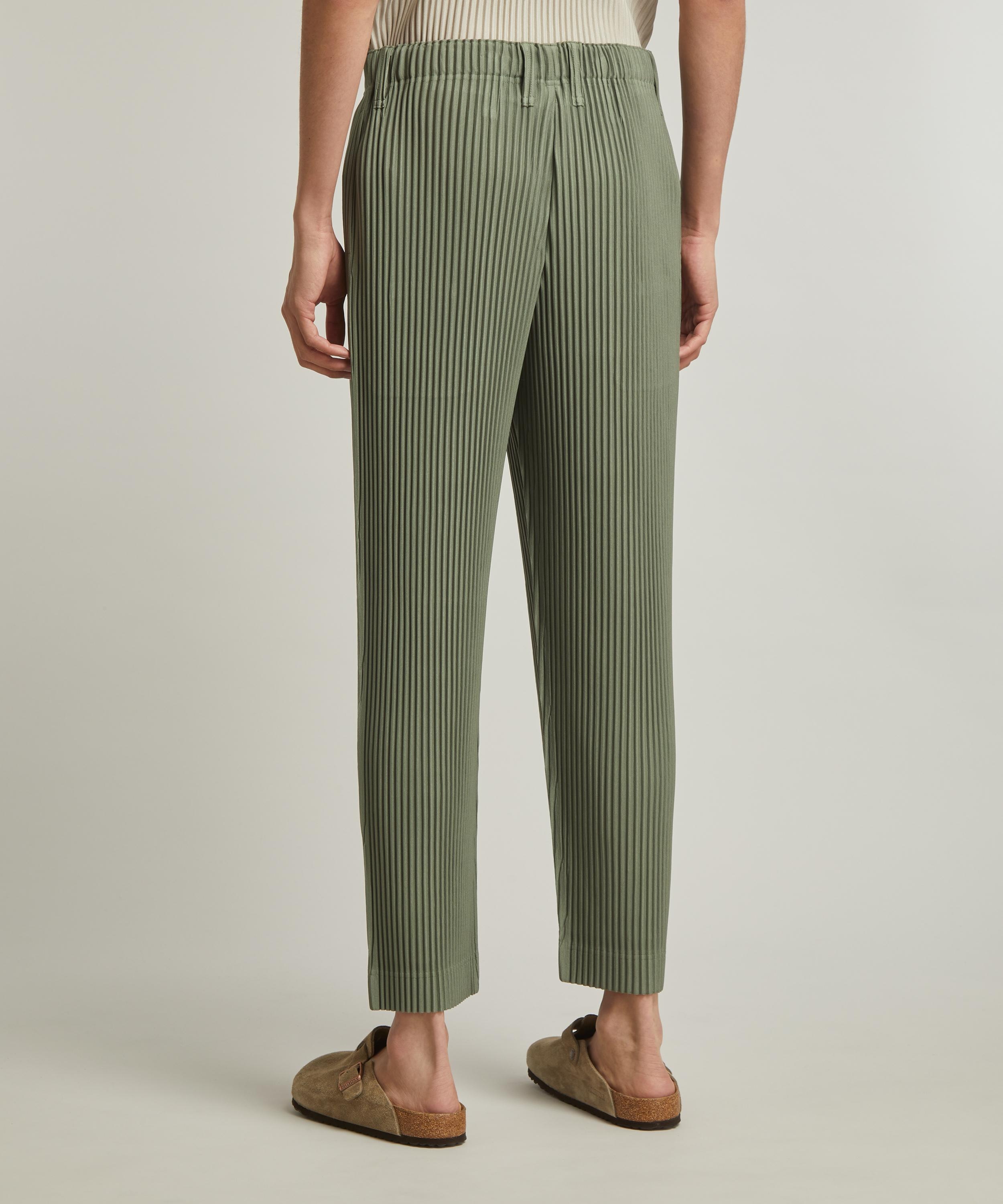 Core Pleated Straight Leg Trousers - 4