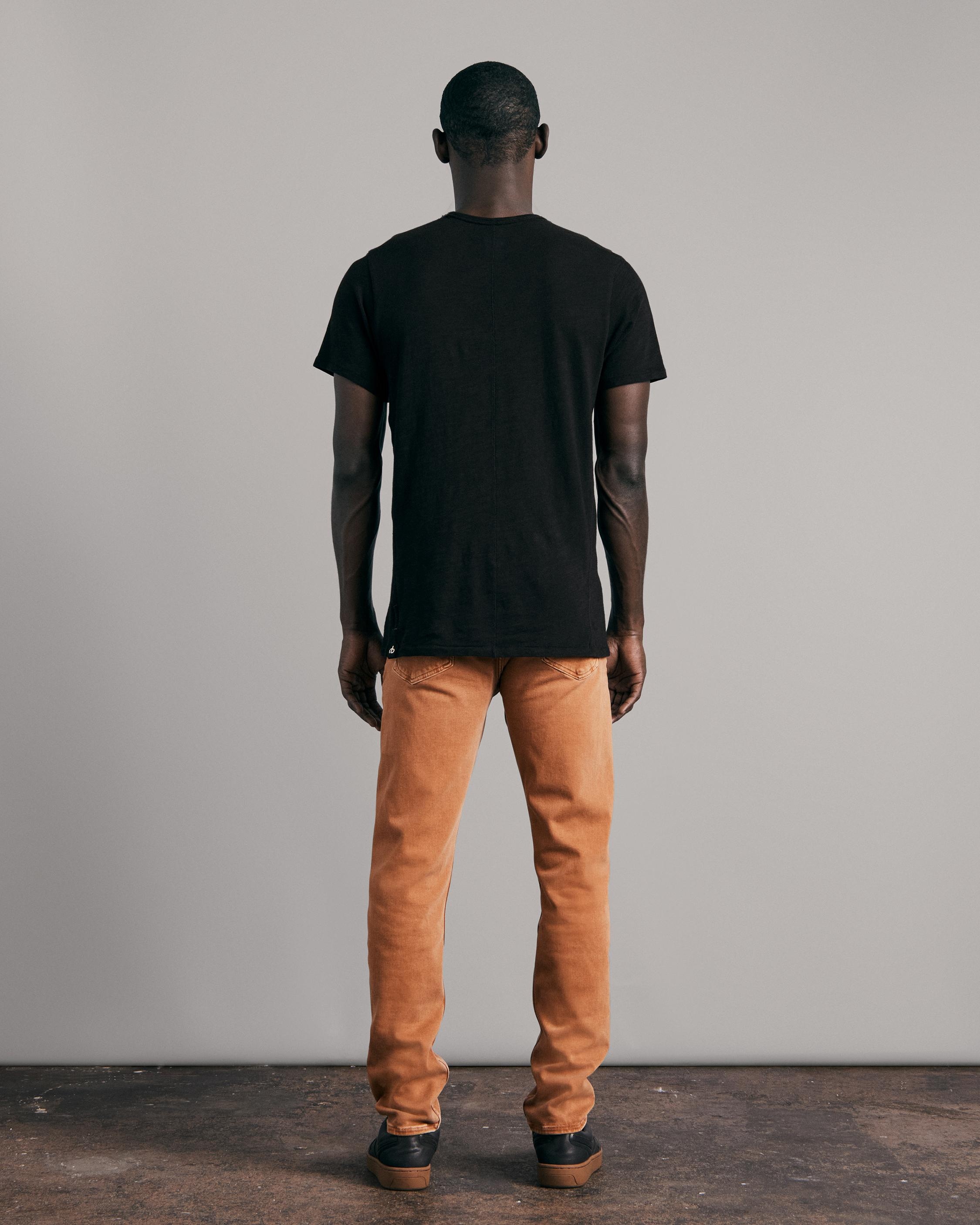 Fit 2 - Tobacco
Slim Fit Brown Brushed Loopback Jean - 4