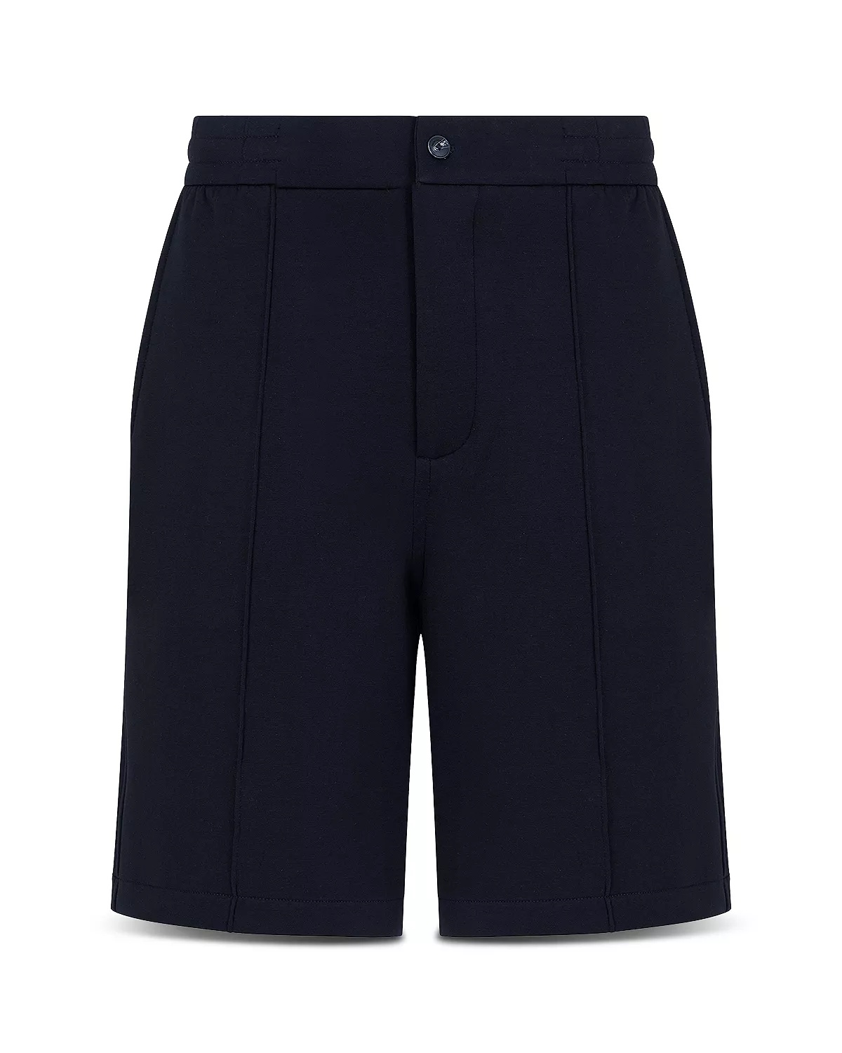 Cotton Blend Double Jersey Regular Fit Bermuda Shorts - 5